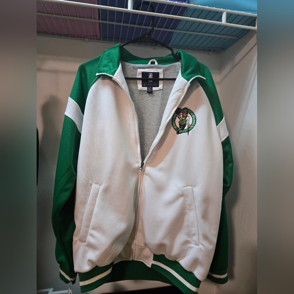 NBA Gray and Green Celtics Jacket by G-III Sports